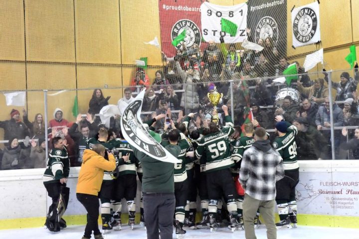 Eishockey, 2023-03-03, UL Ost . Finale Tarco II - Reifnitz Meister im Bild: Reifnitz Meister Foto:Hermann Sobe