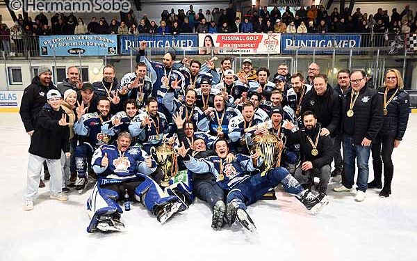 Eishockey, 2025 -03-08 ;Div1 Finale Steindorf blau -Althofen gelb /blau
im Bild:
PhotoCredit: Hermann Sobe